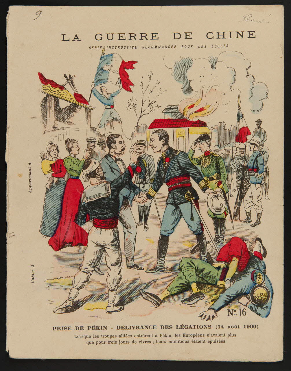 estampe LA GUERRE DE CHINE  PRISE DE PEKIN - DELIVRANCE DES LEGATIONS (14 août 1900) 1985.61.191 Photo