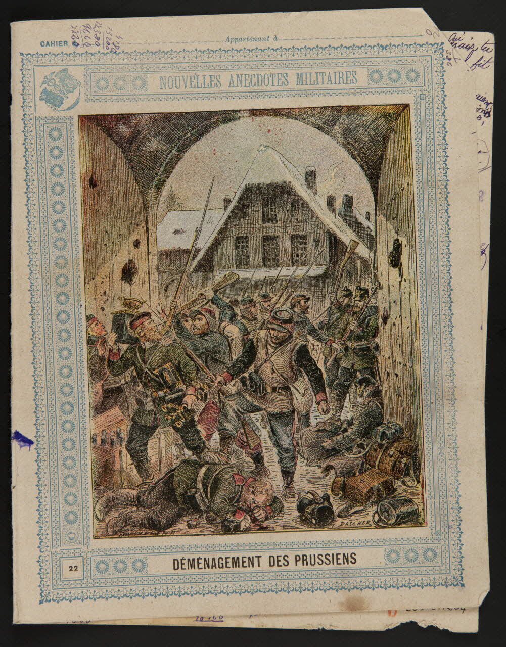 estampe DEMENAGEMENT DES PRUSSIENS 1985.61.204 Photo