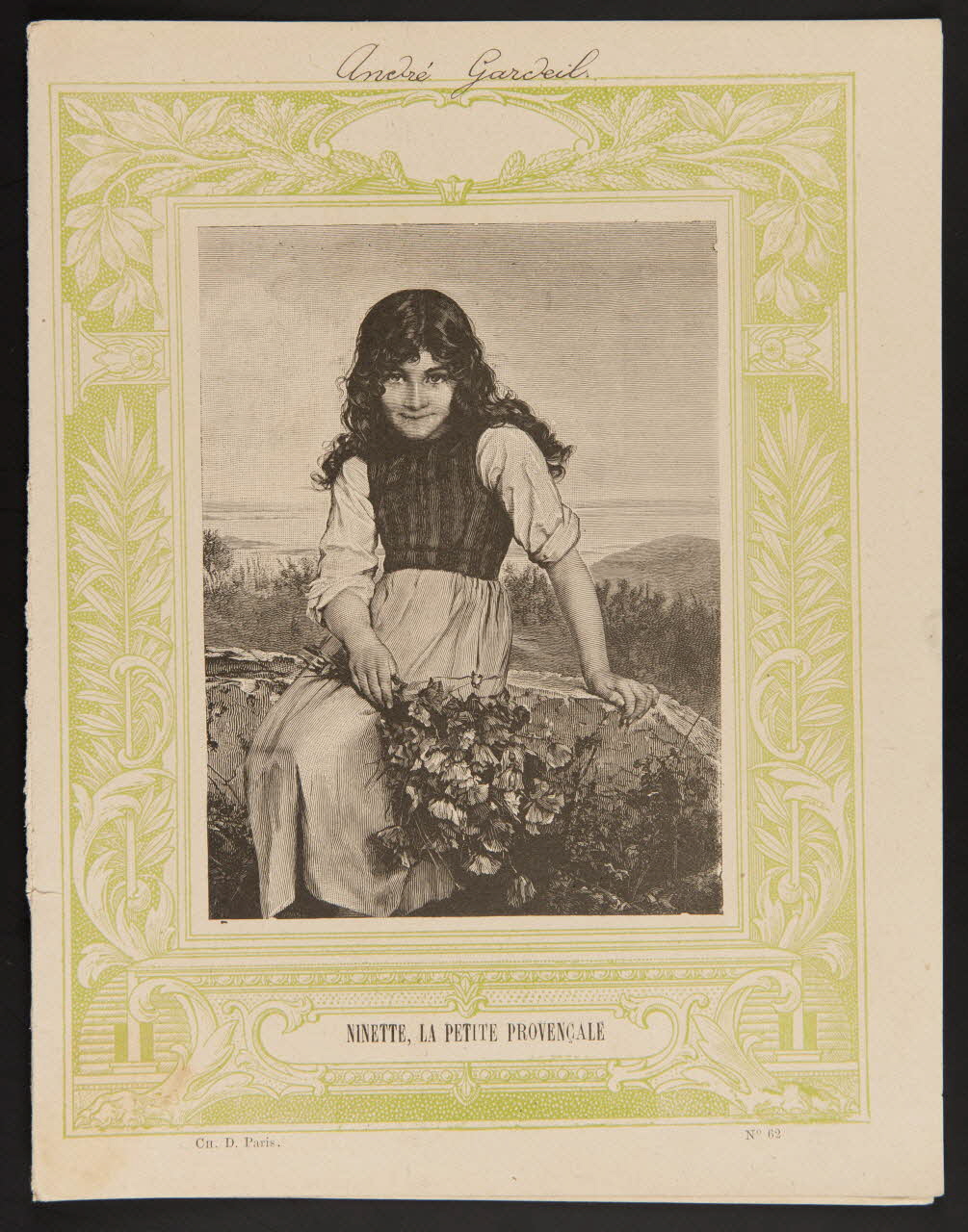 estampe NINETTE, LA PETITE PROVENCALE 1985.61.215 Photo