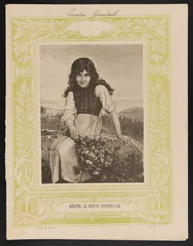 estampe NINETTE, LA PETITE PROVENCALE 1985.61.215 Photo
