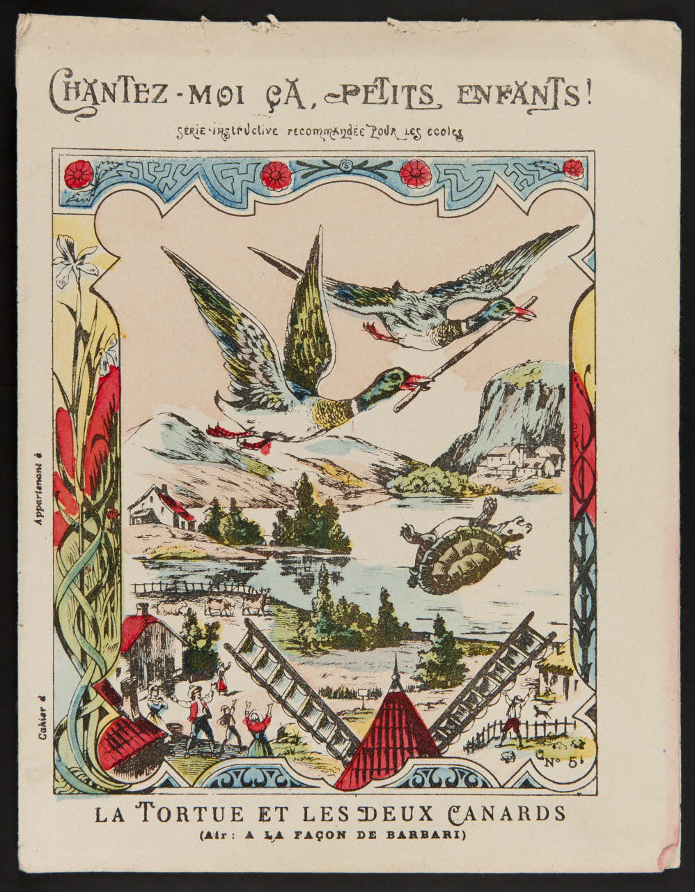 estampe LA TORTUE ET LES DEUX CANARDS 1985.61.230 Photo