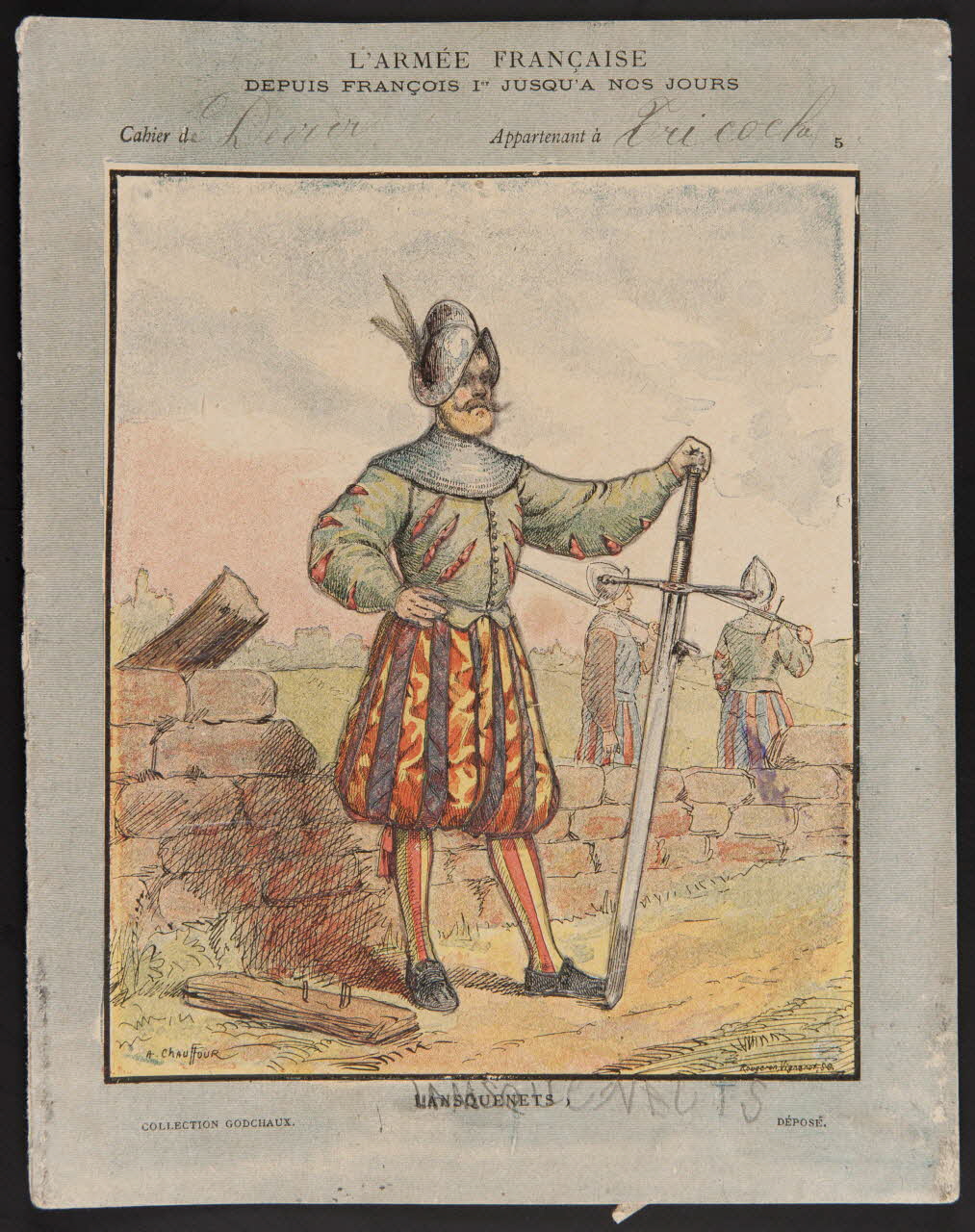 estampe LANSQUENETS 1985.61.239 Photo