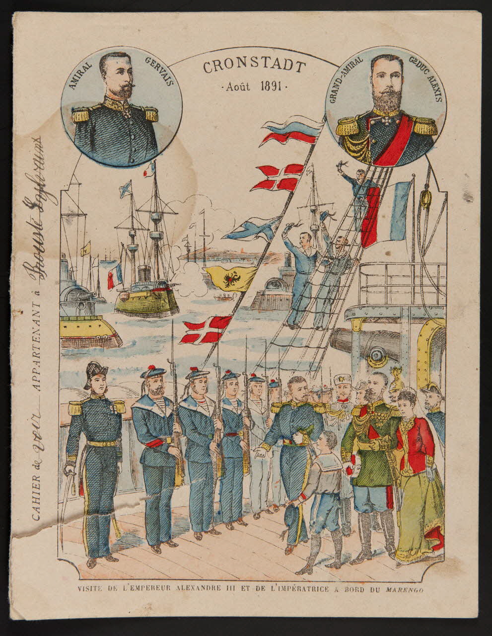 estampe CRONSTADT  -Aout 1891- 1985.61.250 Photo