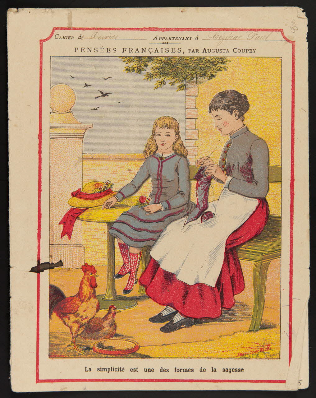 estampe La simplicité est une des formes de la sagesse 1985.61.255 Photo