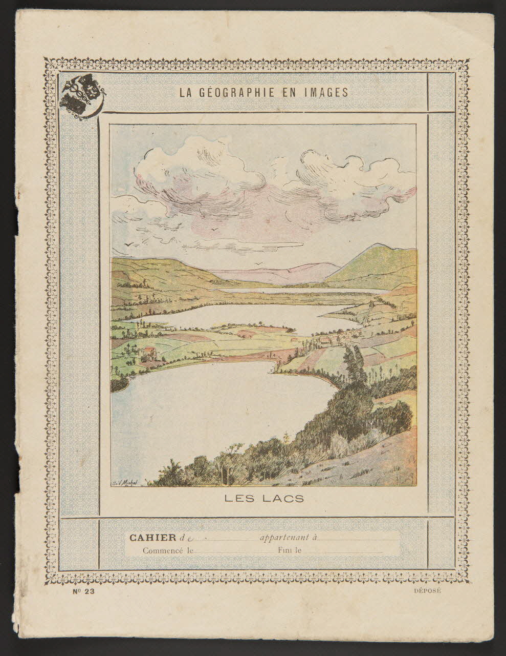 estampe LA GEOGRAPHIE EN IMAGES  LES LACS 1985.61.26 Photo