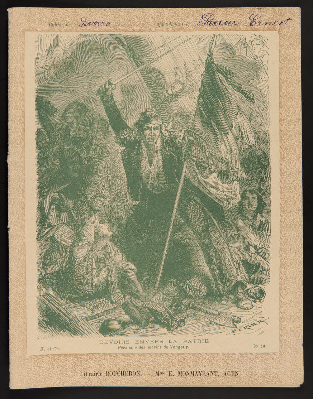 estampe DEVOIRS ENVERS LA PATRIE 1985.61.260 Photo