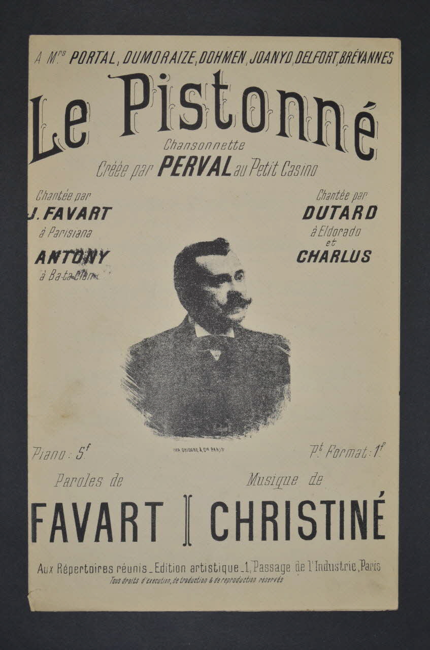 chanson petit format 1966.208.44 Photo Mucem