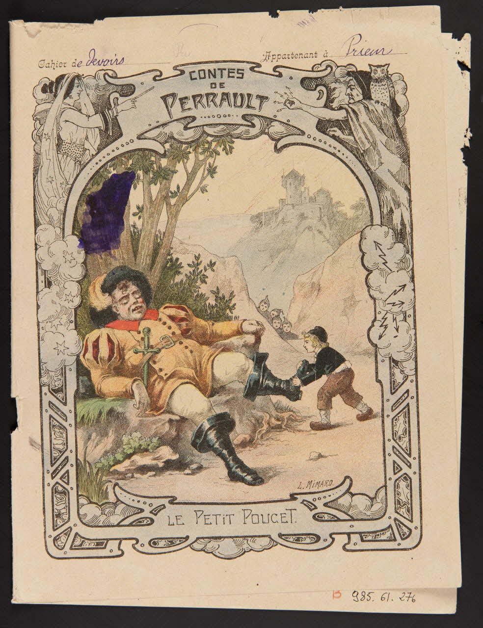 estampe CONTES  DE  PERRAULT  LE PETIT POUCET. 1985.61.276 Photo