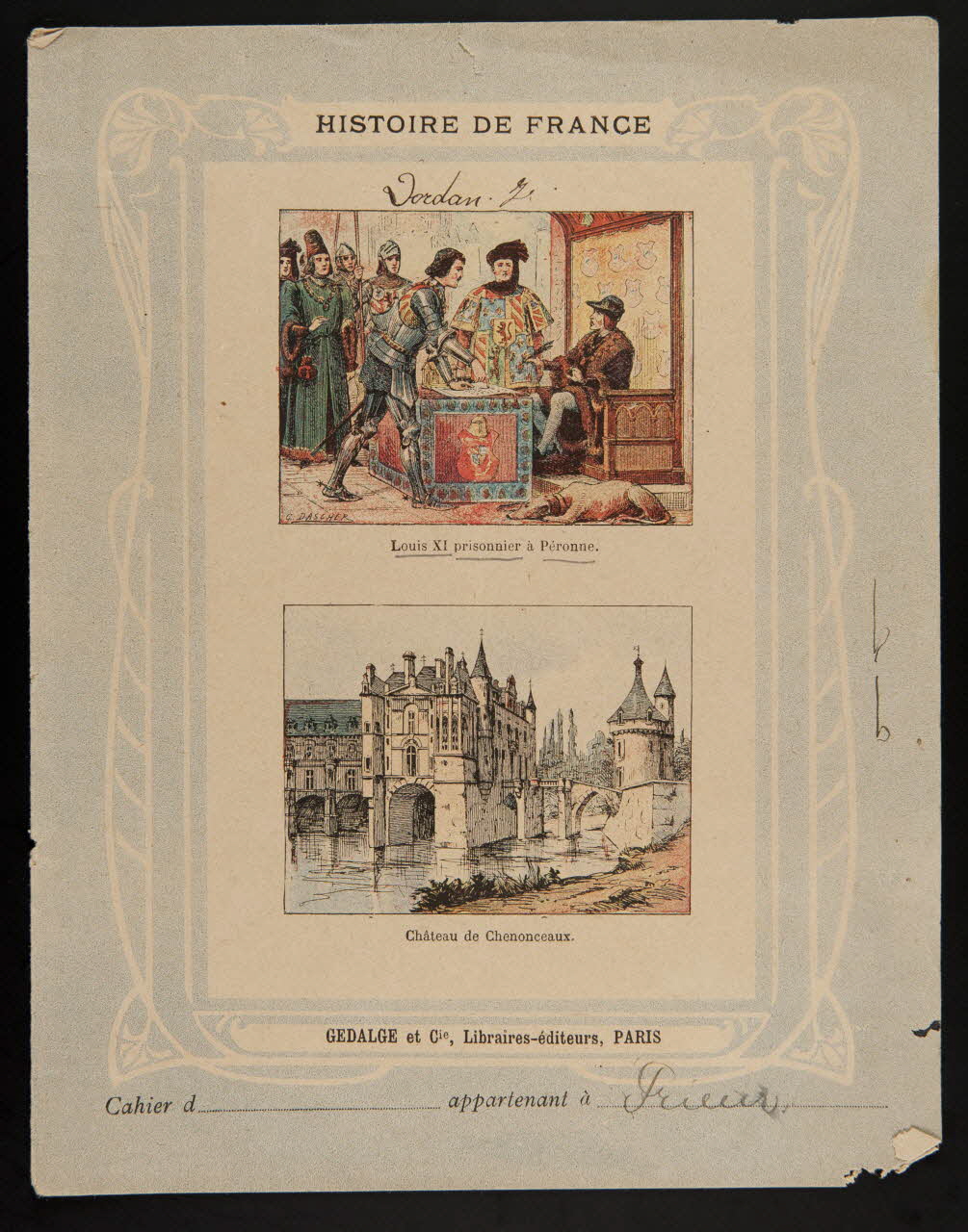 estampe HISTOIRE DE FRANCE  Louis XI prisonnier à Péronne.  Château de Chenonceau. 1985.61.296 Photo