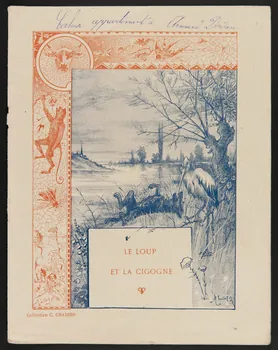 estampe LE LOUP  ET LA CIGOGNE 1985.61.49 Photo