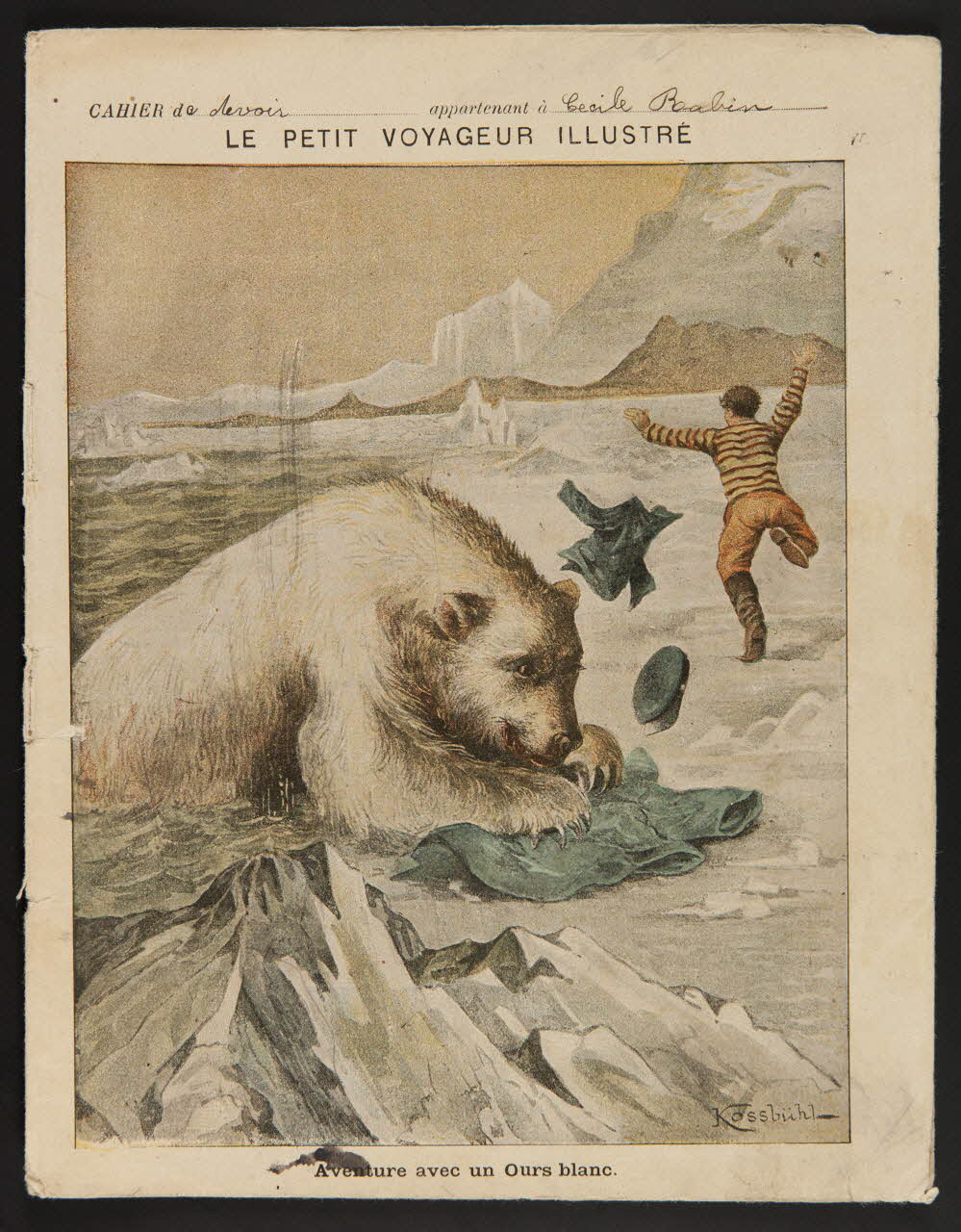 estampe Aventure avec un Ours blanc. 1985.61.65 Photo