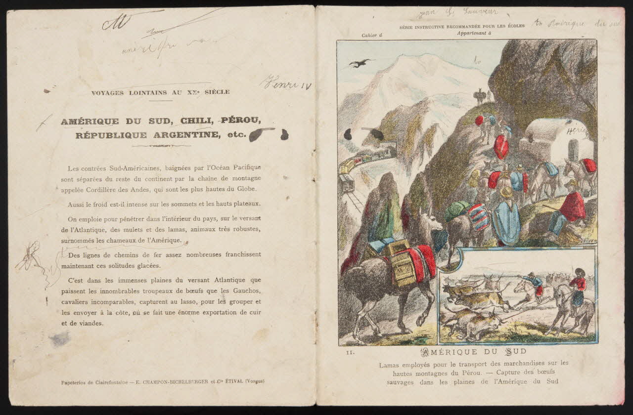 estampe AMERIQUE DU SUD 1985.61.72 Photo