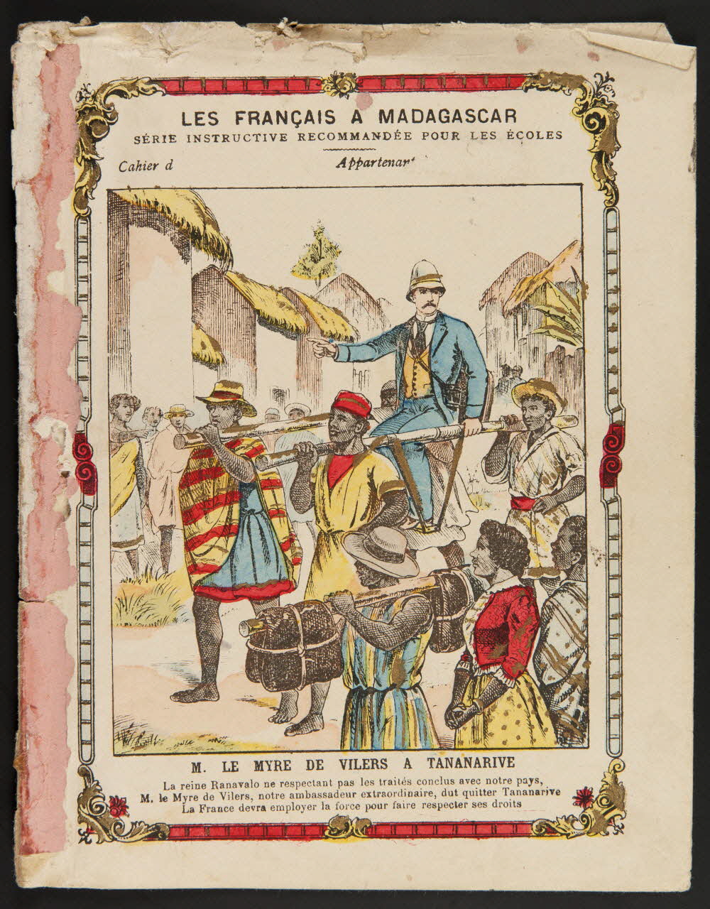 estampe M. LE MYRE DE VILERS A TANANARIVE 1985.61.76 Photo