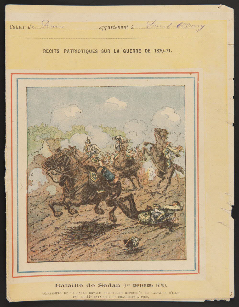 estampe Bataille de Sedan (1ER SEPTEMBRE 1870). 1985.61.98 Photo
