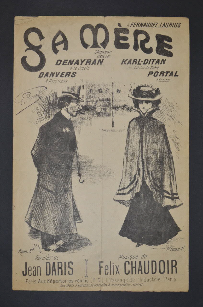 chanson petit format 1966.208.51 Photo Mucem