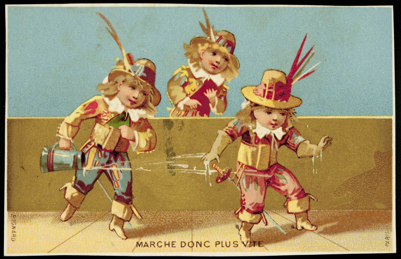 Bognard carte réclame chromo Paris 1876-1890 1995.1.100.3 Photo