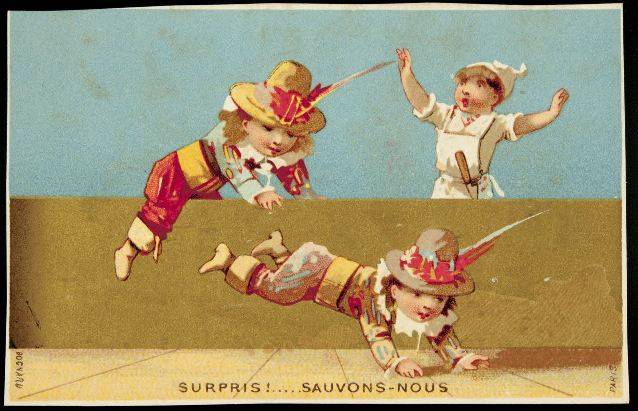 Bognard carte réclame chromo Paris 1876-1890 1995.1.100.5 Photo