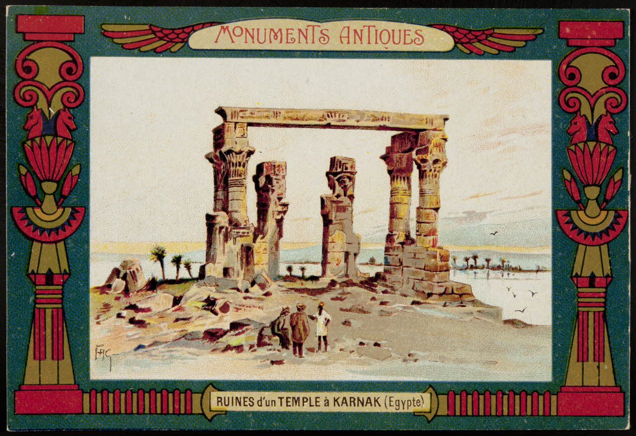 Hachette carte réclame chromo Paris 1920 1995.1.1000.19 Photo