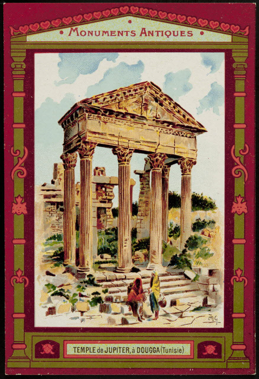 Hachette carte réclame chromo Paris 1920 1995.1.1000.24 Photo Mucem