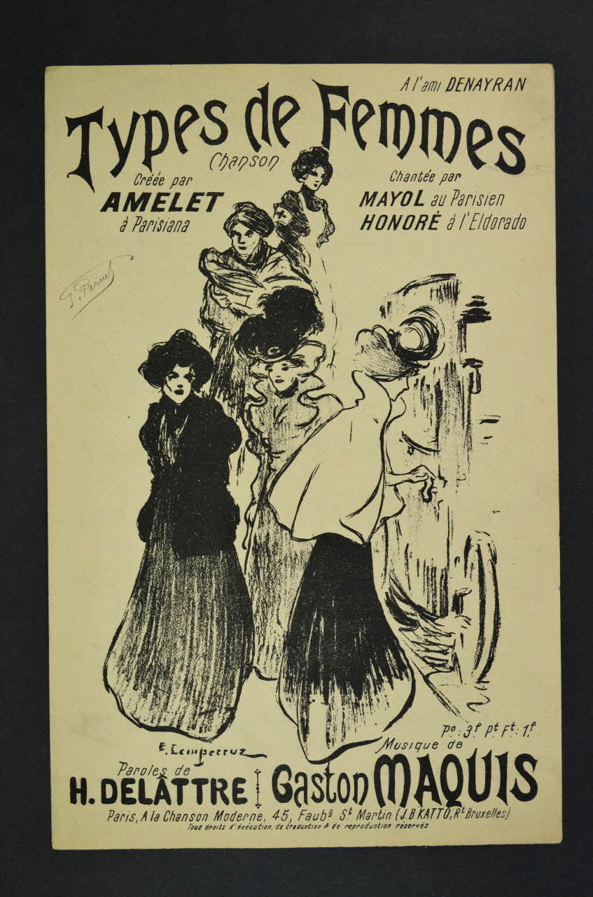 chanson petit format 1966.208.54 Photo Mucem