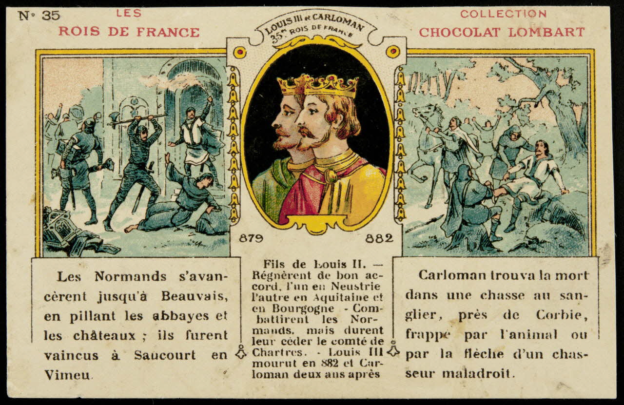 Bouillon-Rivoyre carte réclame chromo Paris 1877-1920 1995.1.1005.17 Photo