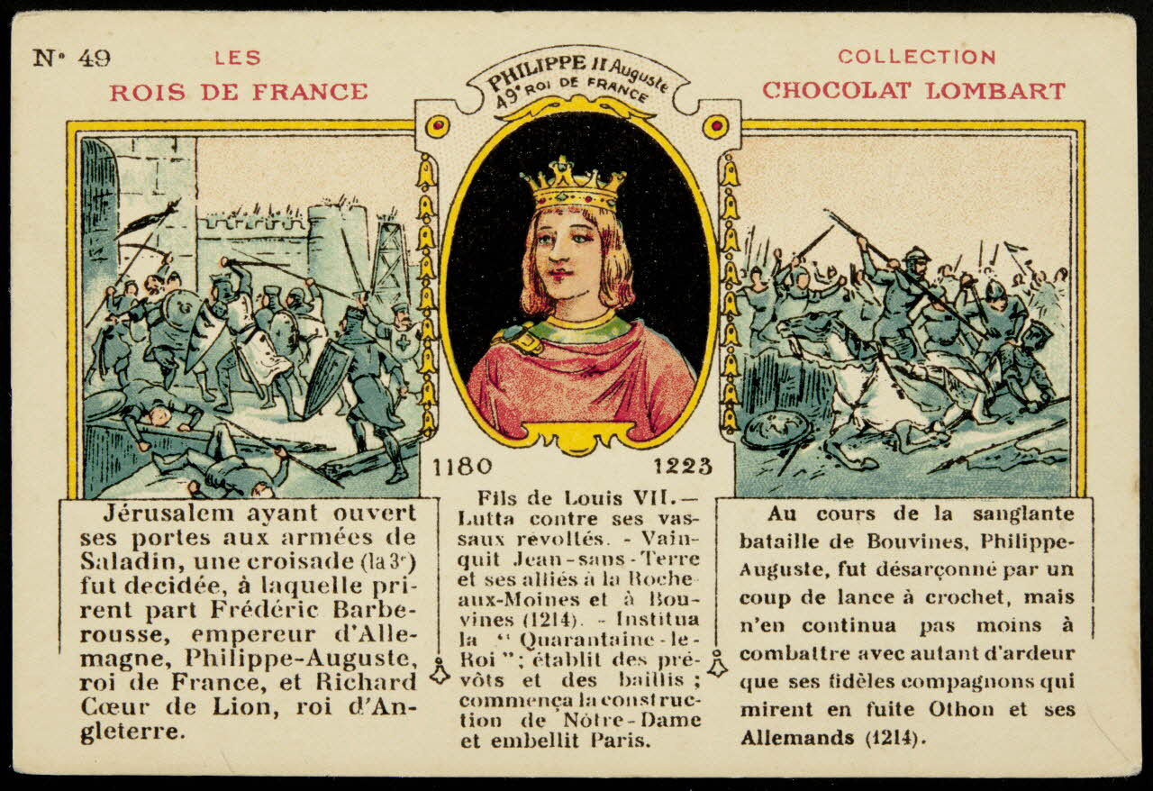 Bouillon-Rivoyre carte réclame chromo Paris 1877-1920 1995.1.1005.25 Photo