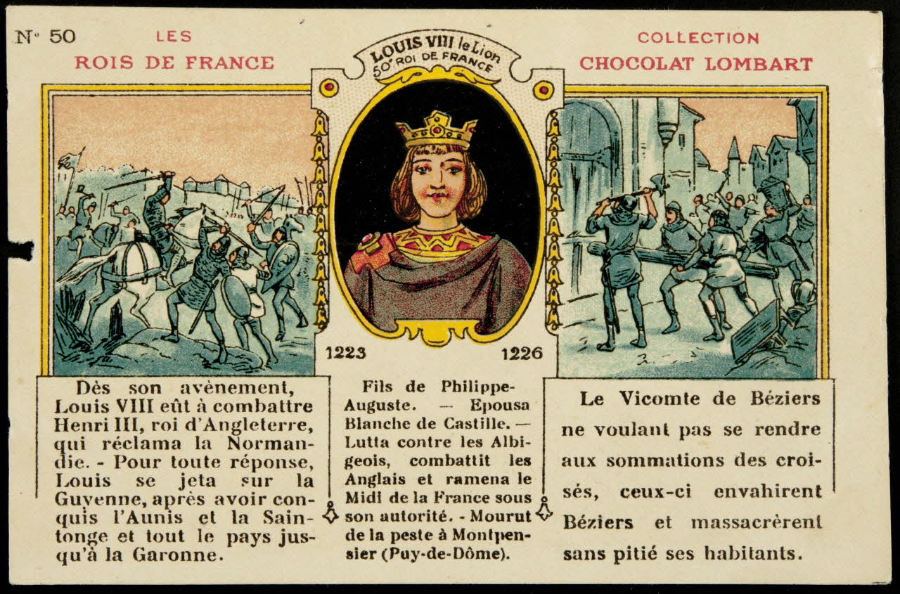 Bouillon-Rivoyre carte réclame chromo Paris 1877-1920 1995.1.1005.26 Photo