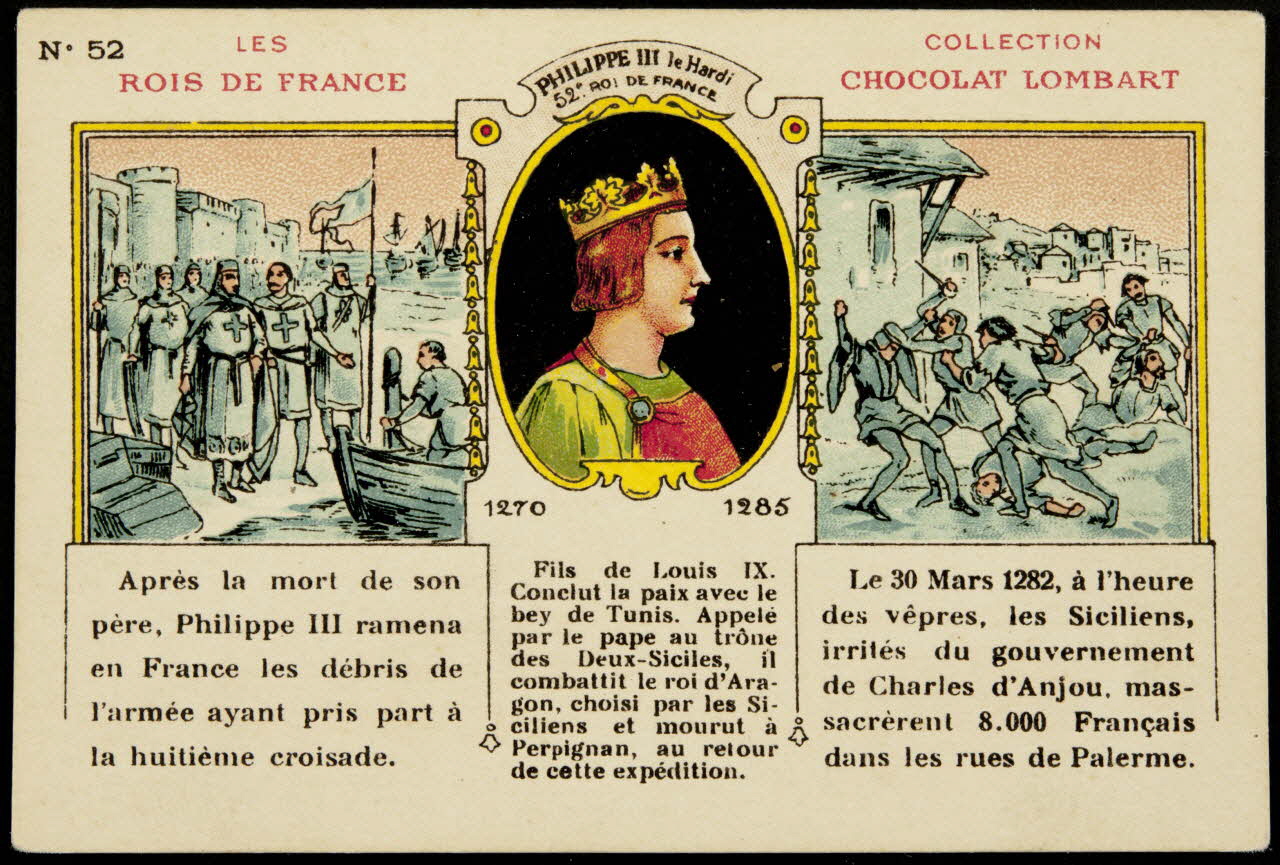 Bouillon-Rivoyre carte réclame chromo Paris 1877-1920 1995.1.1005.28 Photo