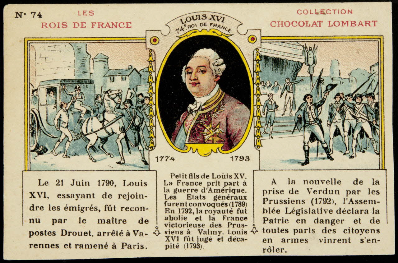 Bouillon-Rivoyre carte réclame chromo Paris 1877-1920 1995.1.1005.50 Photo