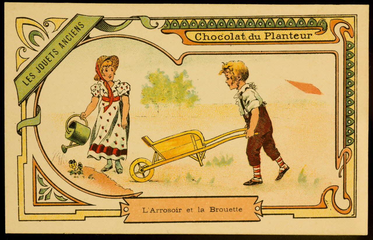 Baster & Vieillemard carte réclame chromo Paris 1878-1914 1995.1.1012.1 Photo