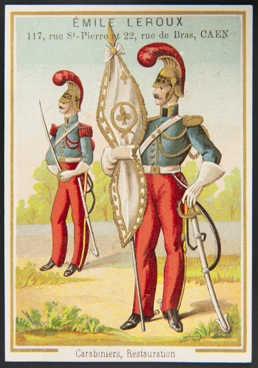 Gibert-Clarey carte réclame chromo Paris 1895-1905 1995.1.1013.5 Photo