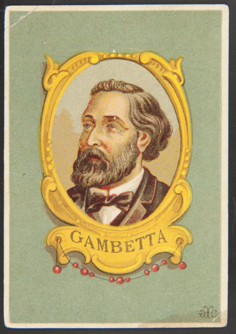 Gibert-Clarey carte réclame chromo Paris 1892 1995.1.1014.3 Photo