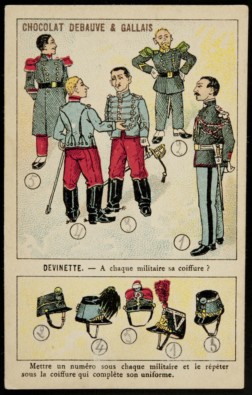 carte réclame chromo Paris 1880-1914 1995.1.1016.1 Photo
