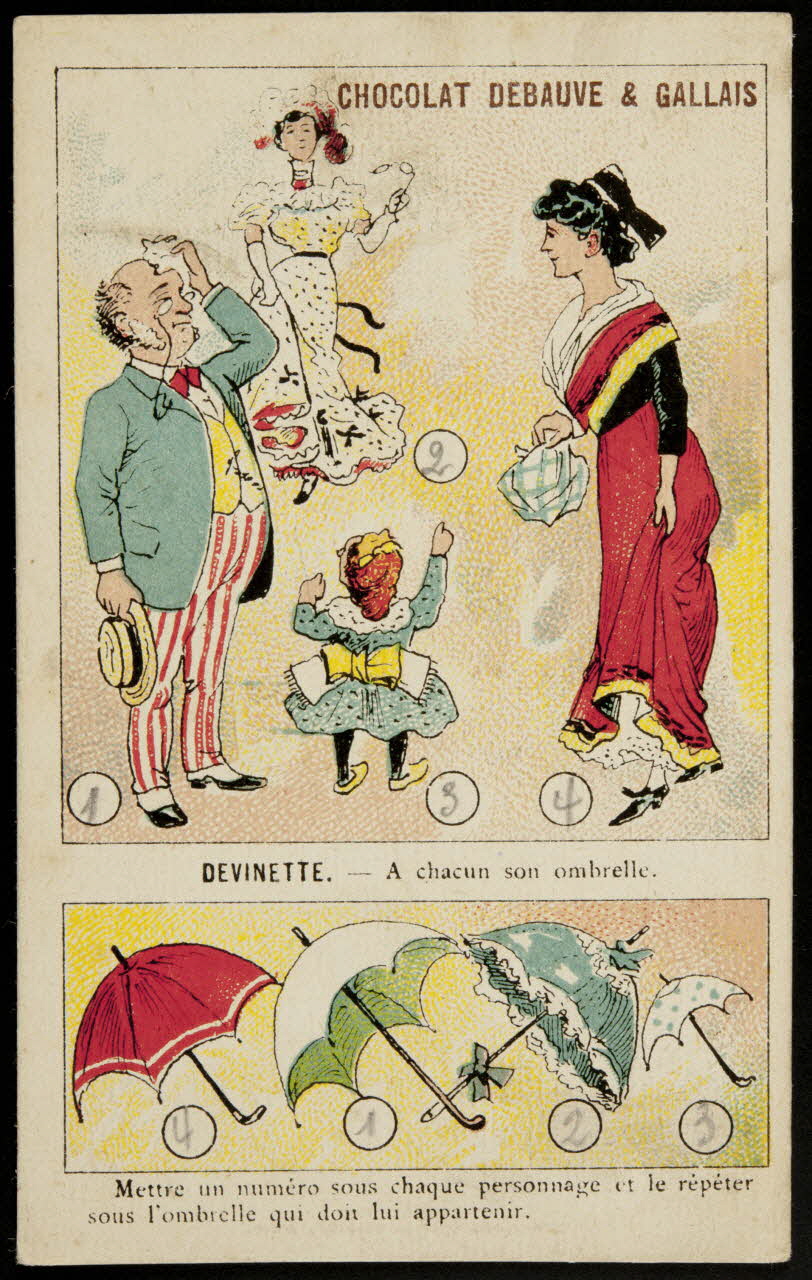 carte réclame chromo Paris 1880-1914 1995.1.1016.10 Photo
