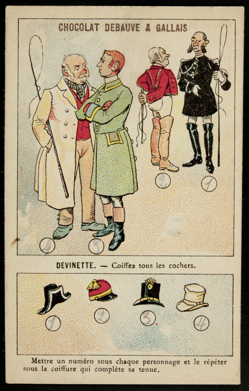 carte réclame chromo Paris 1880-1914 1995.1.1016.13 Photo
