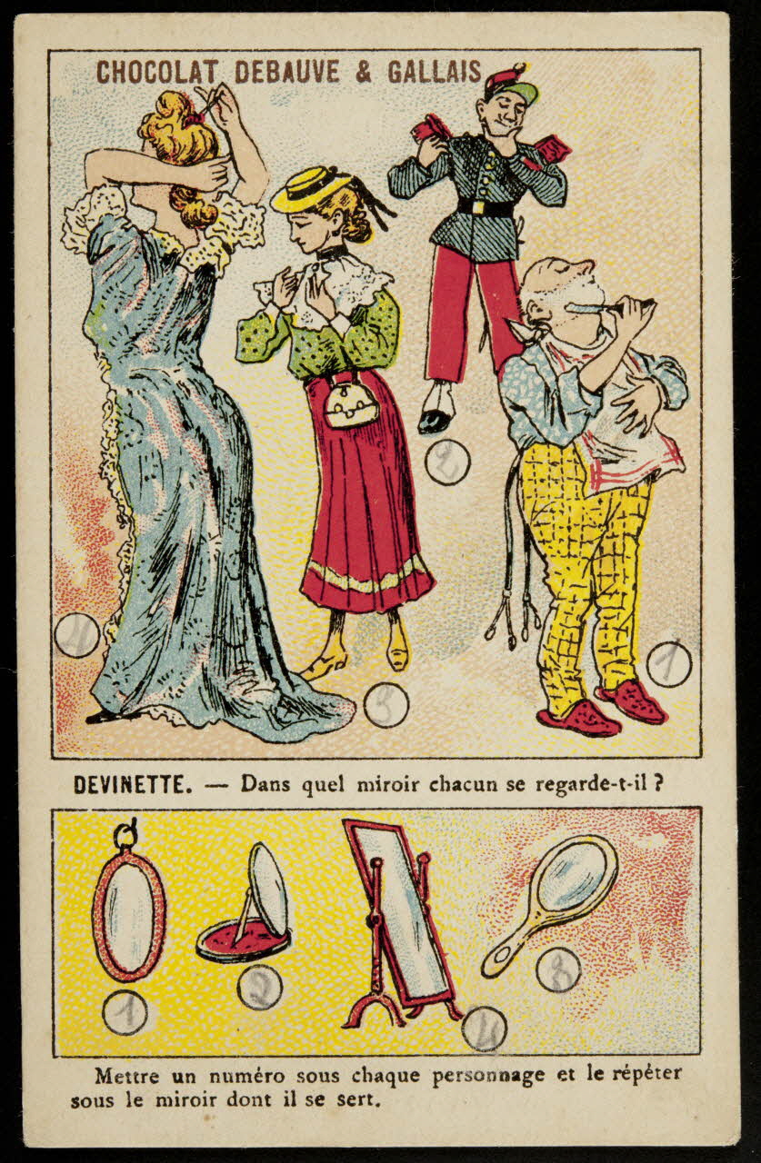carte réclame chromo Paris 1880-1914 1995.1.1016.14 Photo