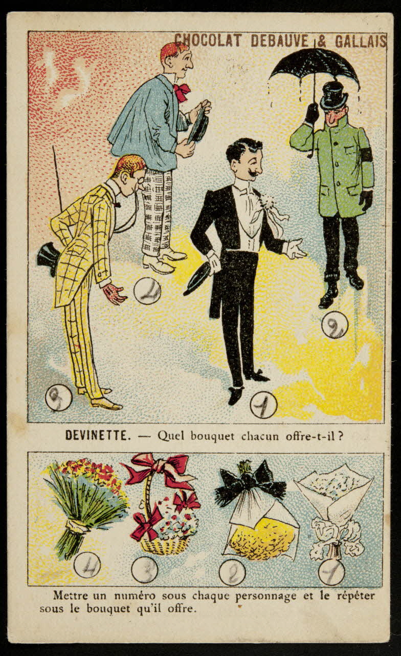 carte réclame chromo Paris 1880-1914 1995.1.1016.16 Photo