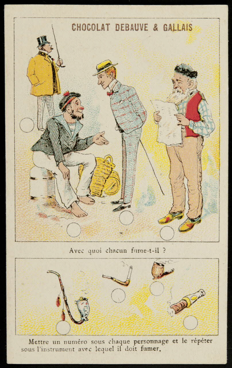 carte réclame chromo Paris 1880-1914 1995.1.1016.4 Photo