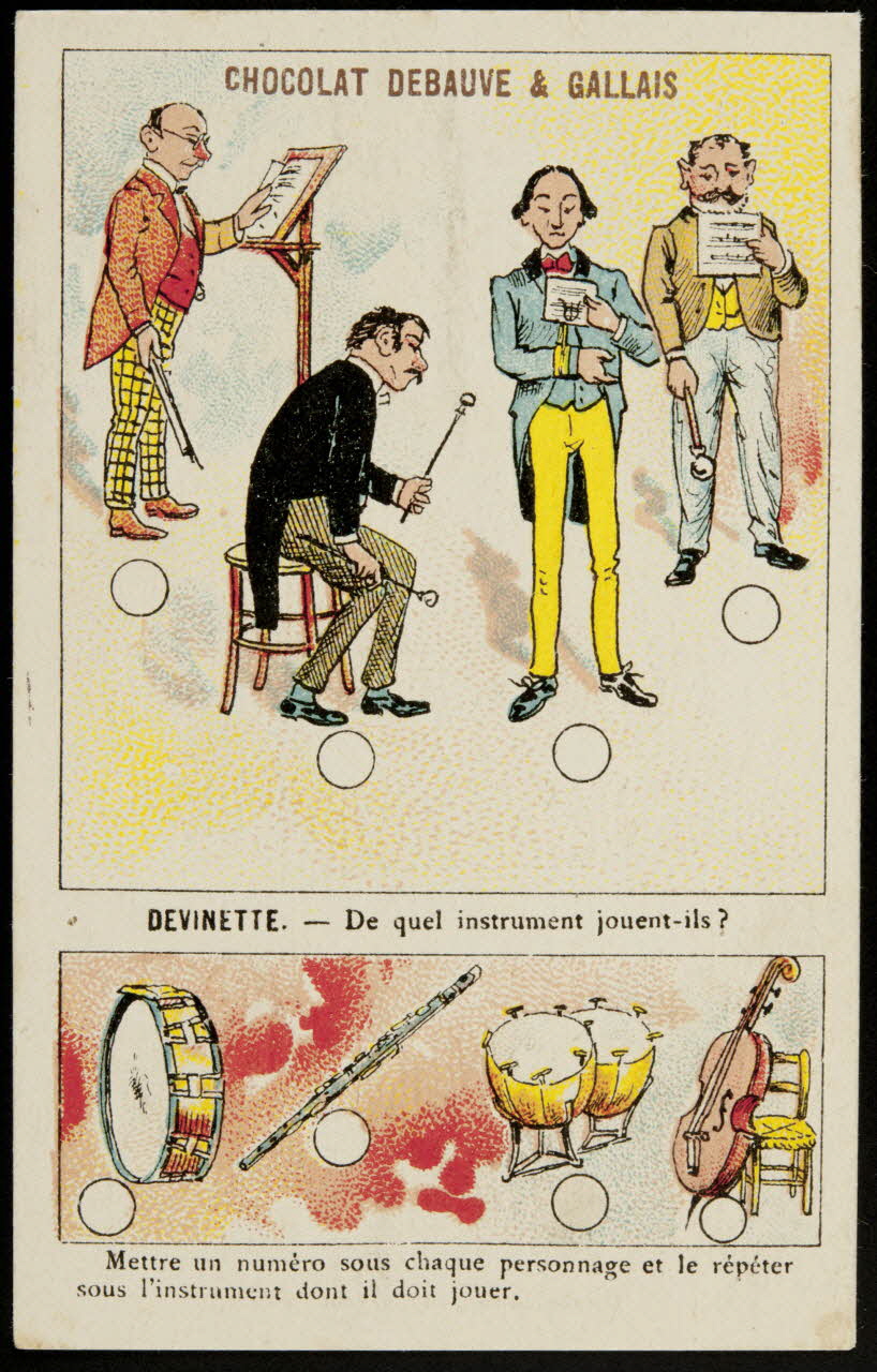 carte réclame chromo Paris 1880-1914 1995.1.1016.5 Photo