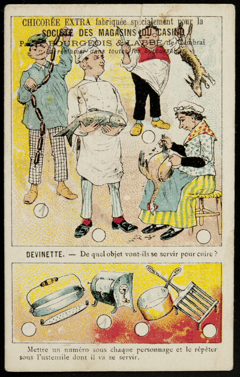 carte réclame chromo Paris 1880-1914 1995.1.1016.6 Photo