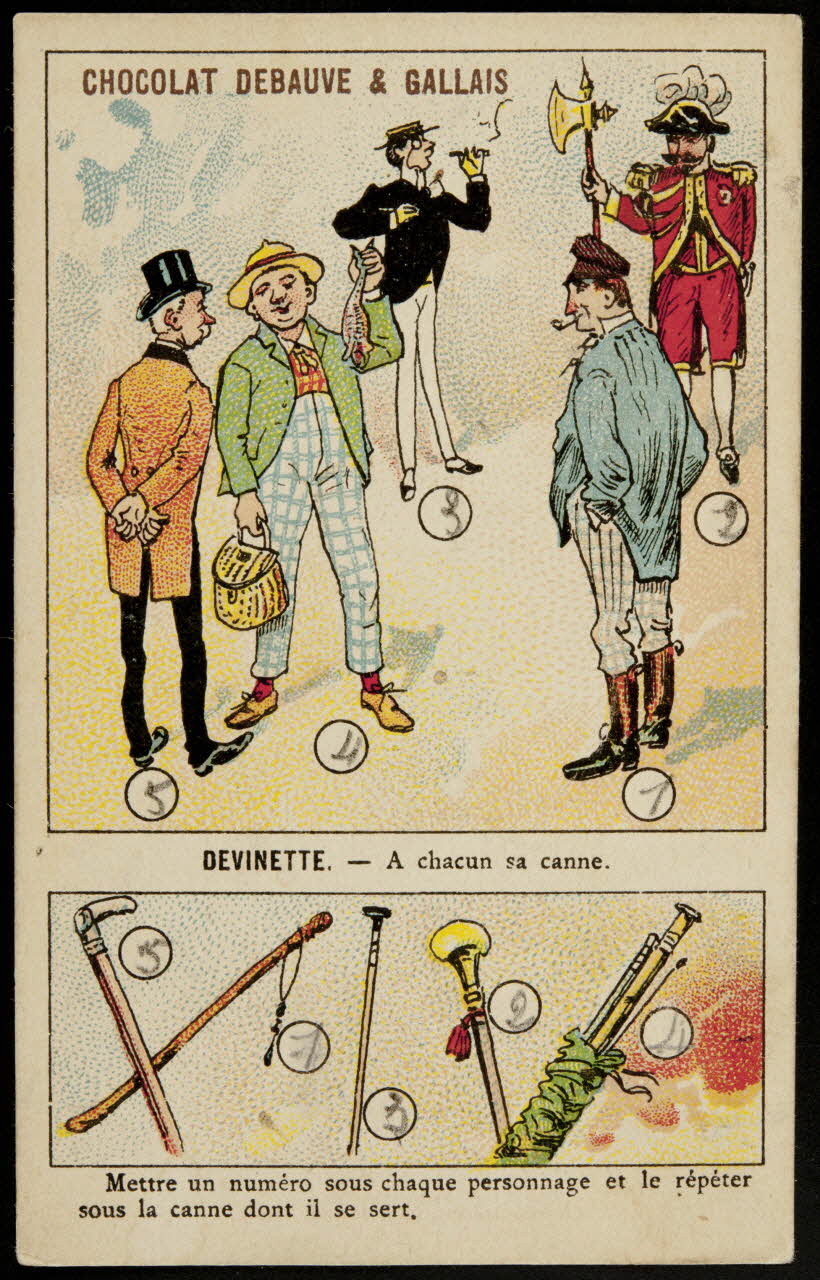 carte réclame chromo Paris 1880-1914 1995.1.1016.8 Photo