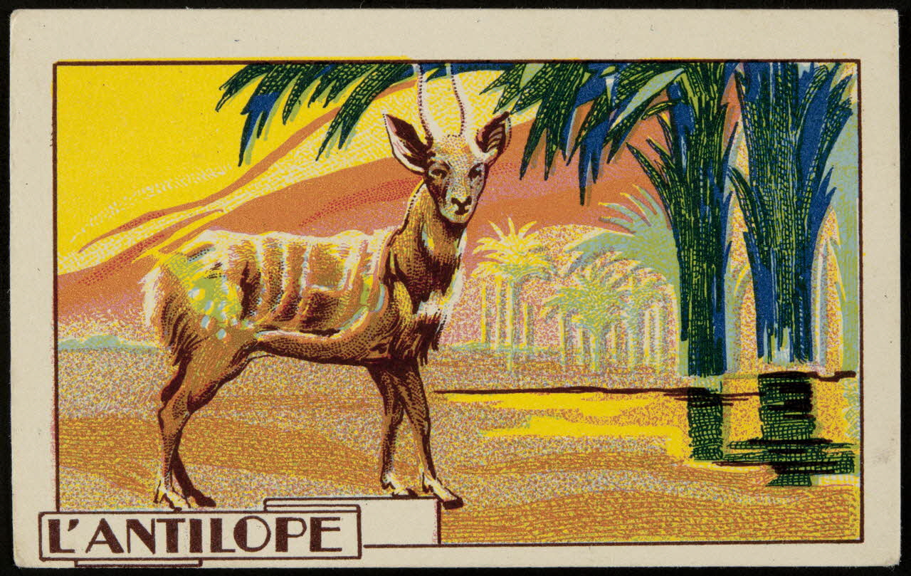 Hachette carte réclame chromo Paris 1878-1914 1995.1.1017.1 Photo