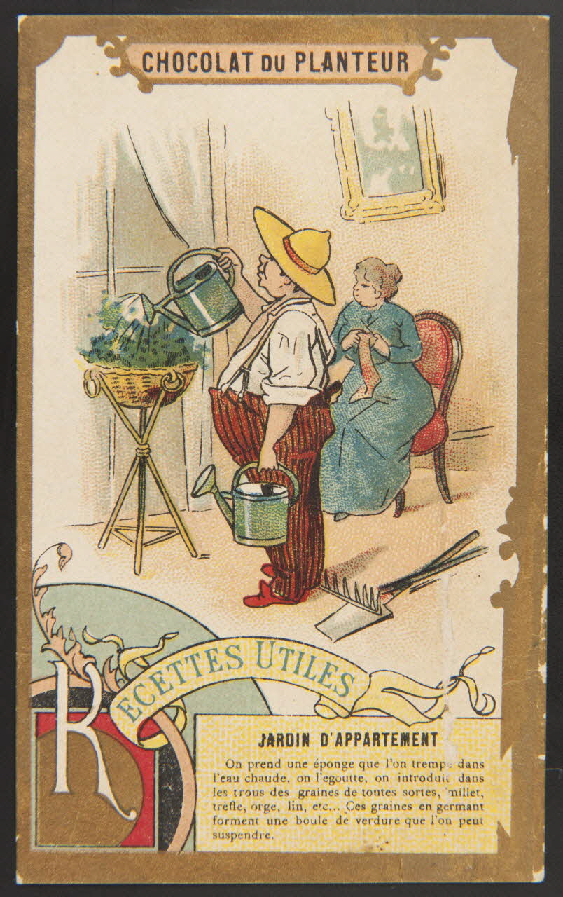 Herold; ; La Compagnie coloniale carte réclame chromo Paris 1895-1914 1995.1.1019.11 Photo