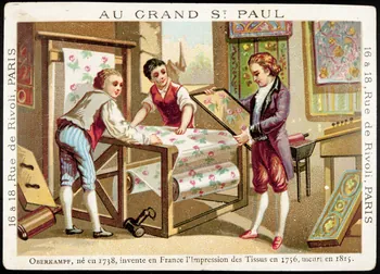 François, Charles Oberthür ; Bognard carte réclame chromo Paris 1886-1890 1995.1.102.15 Photo