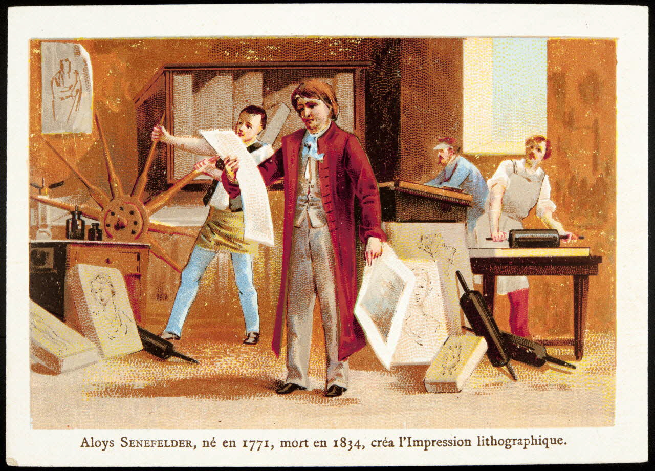 François, Charles Oberthür ; Bognard carte réclame chromo Paris 1876-1890 1995.1.102.19 Photo