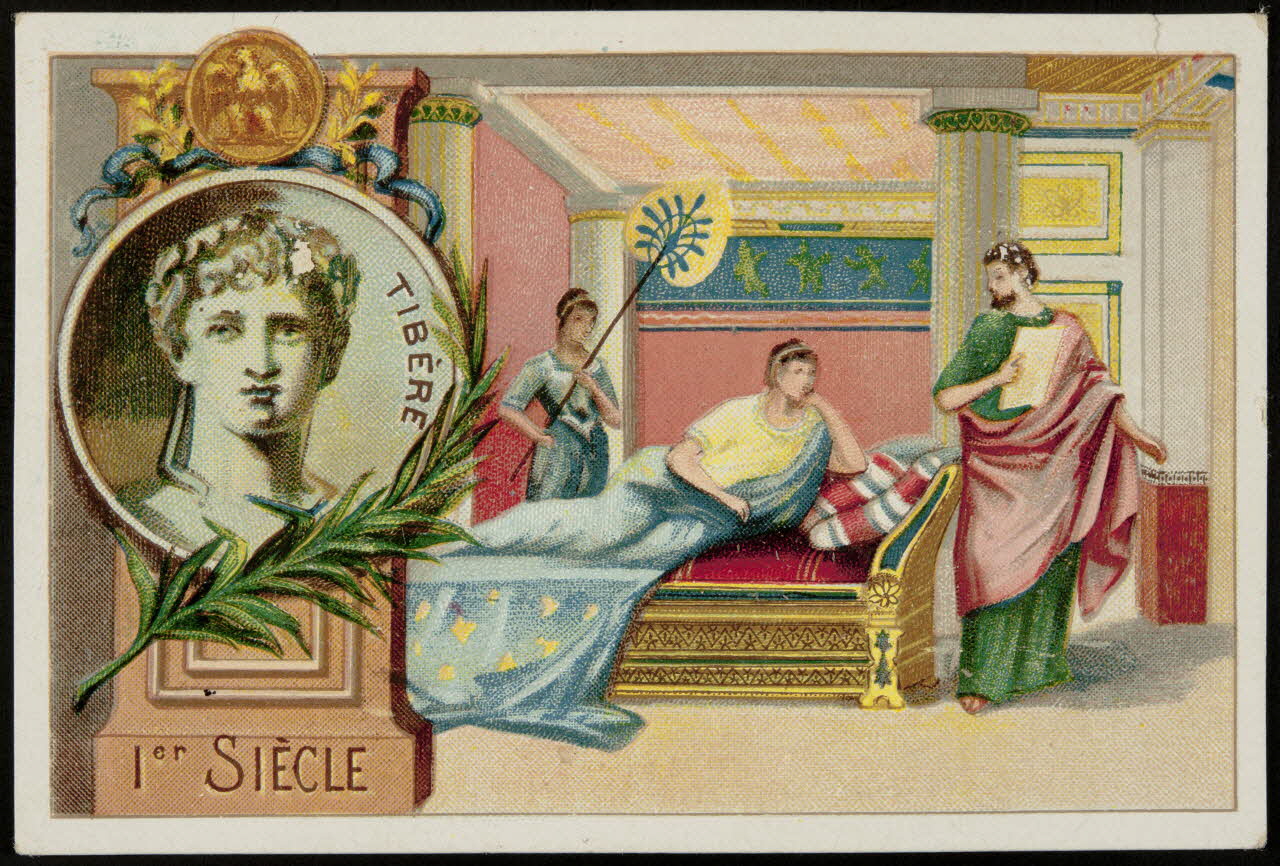 Hachette carte réclame chromo Paris 1878-1914 1995.1.1021.1 Photo