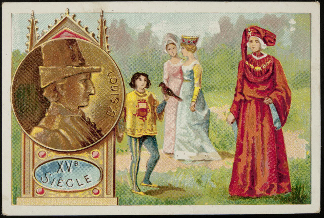 Hachette carte réclame chromo Paris 1878-1914 1995.1.1021.14 Photo