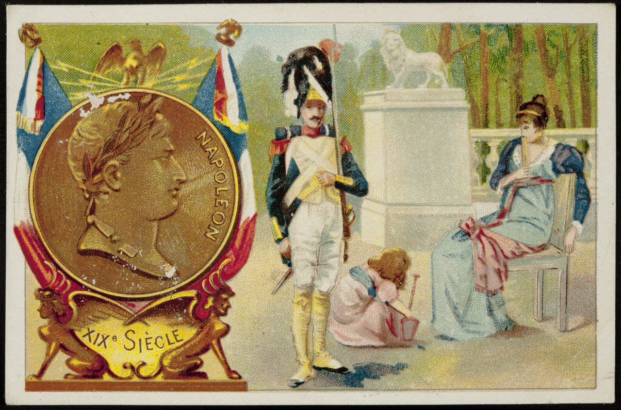 Hachette carte réclame chromo Paris 1878-1914 1995.1.1021.18 Photo