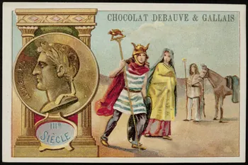 Hachette carte réclame chromo Paris 1878-1914 1995.1.1021.3  Photo