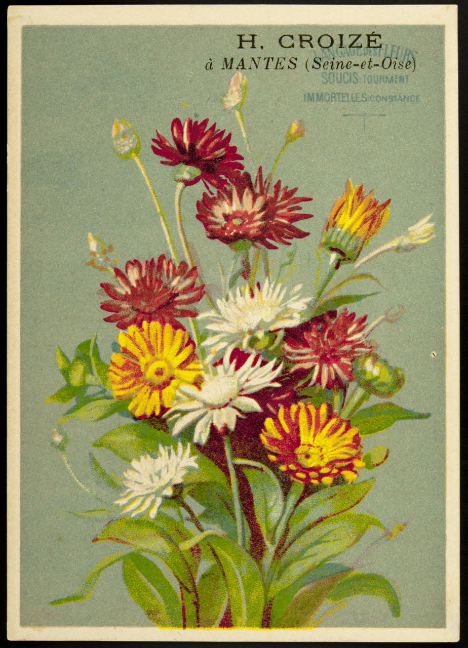 Elie J. carte réclame chromo Paris 1880-1900 1995.1.1025.8 Photo